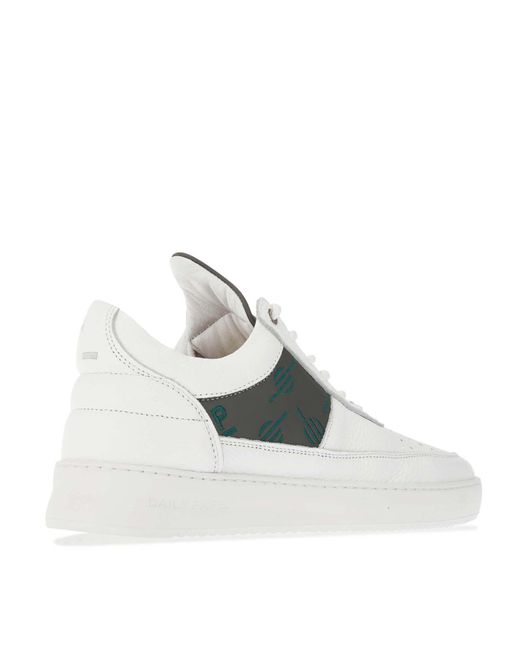 Filling Pieces White X Daily Paper Low Top Trainers for men