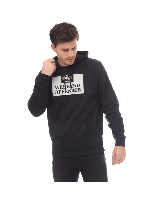 Weekend Offender Blue Garrison Hoody for men