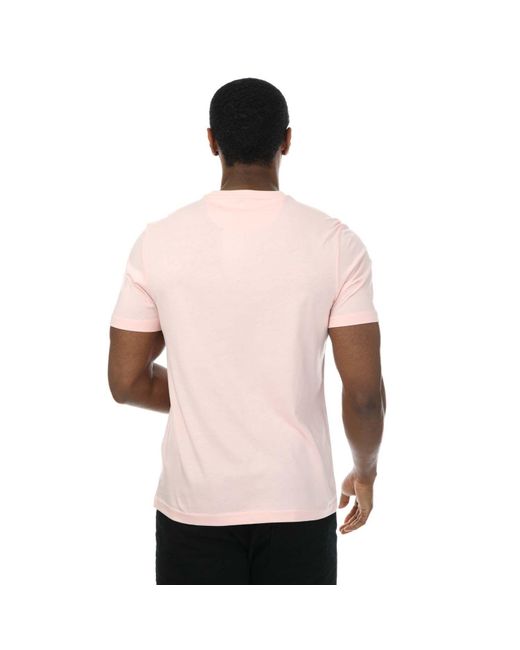 Farah Pink Eddie Crew T-shirt for men