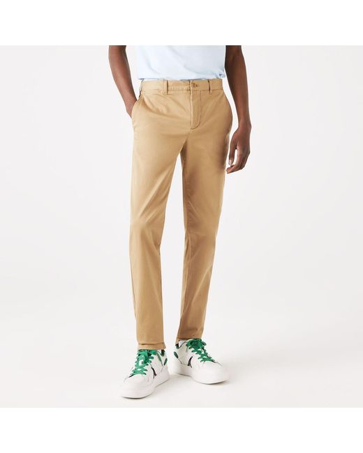 Lacoste Natural Slim-Fit Chinos for men