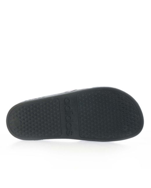 Adidas Gray Adilette Aqua Slide Sandals