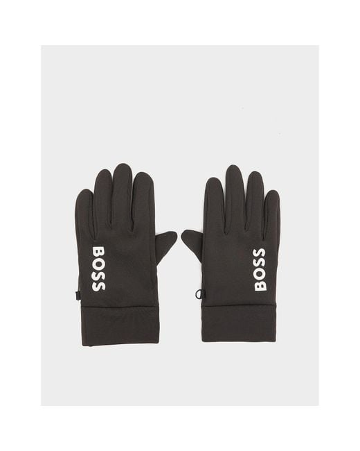 Boss Black Tech Gloves for men