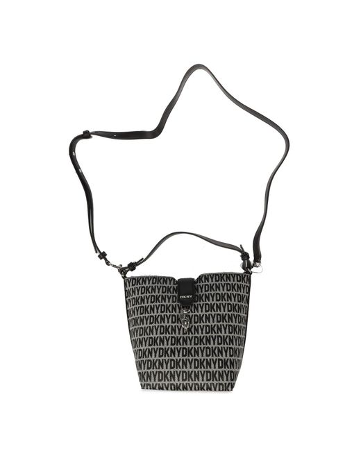 DKNY Black Taira Bucket Bag for men