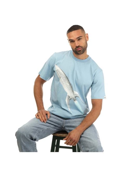 BBCICECREAM Blue Rocket T-shirt for men