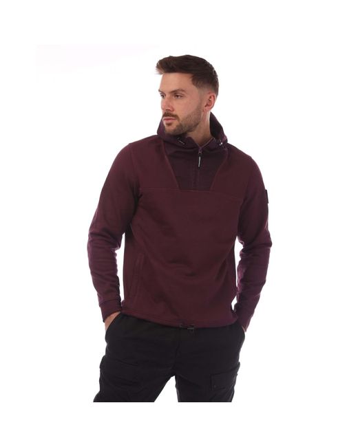 Weekend Offender Red Hamilton Hoodie for men