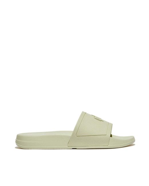 Fitflop Green Iqushion Pool Slide Sandals