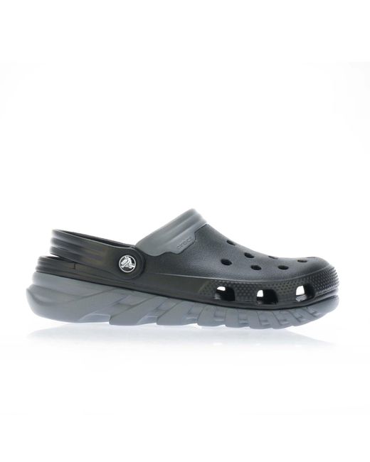 CROCSTM Gray Adults Duet Max Clogs Shoe