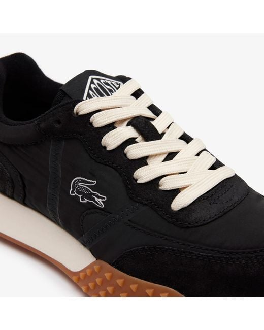 Lacoste Black Retro-Inspired Runner Sneakers