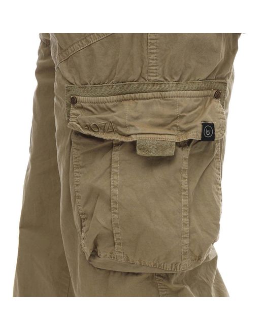 Duck and Cover Green Kartmoore Combat Pants for men