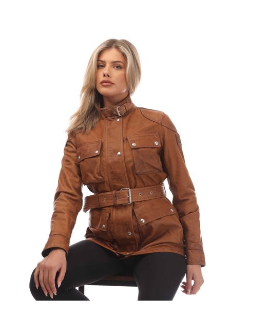 Belstaff Brown Legacy Trialmaster Panther Jacket