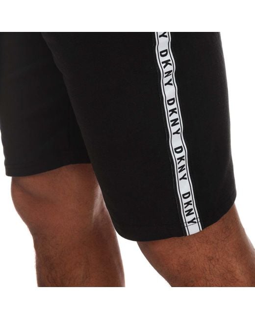 DKNY Black Pirates Lounge Shorts for men