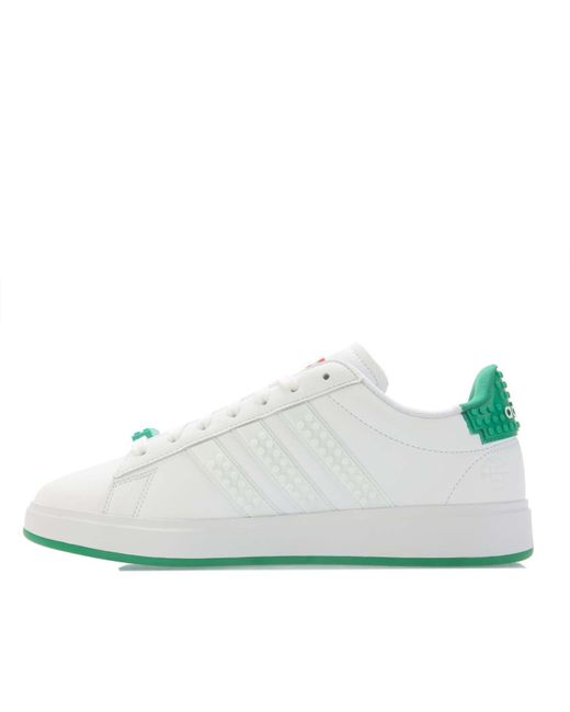 Adidas White Grand Court 2.0 Trainers for men