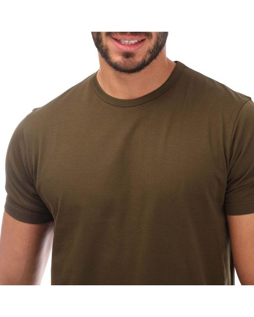 Sunspel Brown Classic T-shirt for men