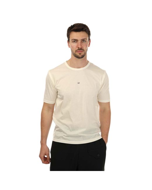 C P Company Natural Jersey No Gravity T-shirt for men