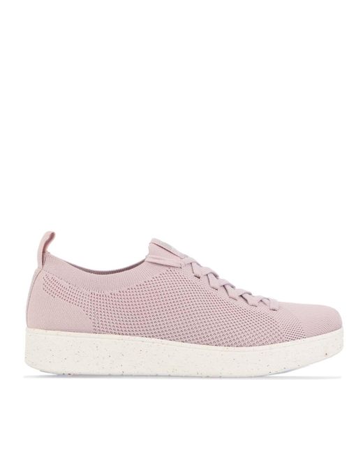 Fitflop Pink S Fit Flop Rally E01 Multi-knit Trainers