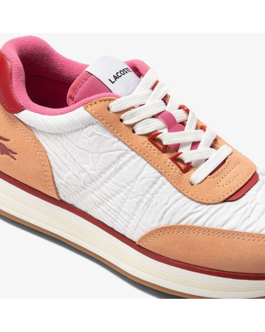 Lacoste Pink Womenss L-Spin Trainers