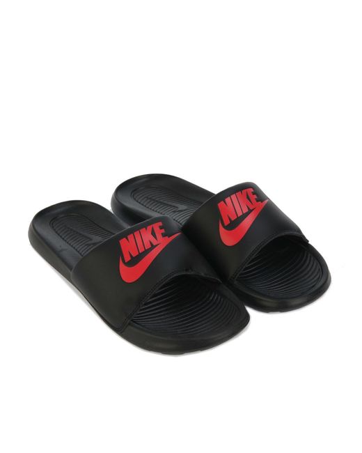 Nike Victori Sliders in Black for Men Lyst UK