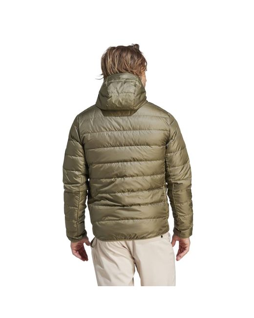 Adidas Green Terrex Multi Light Down Hooded Jacket for men