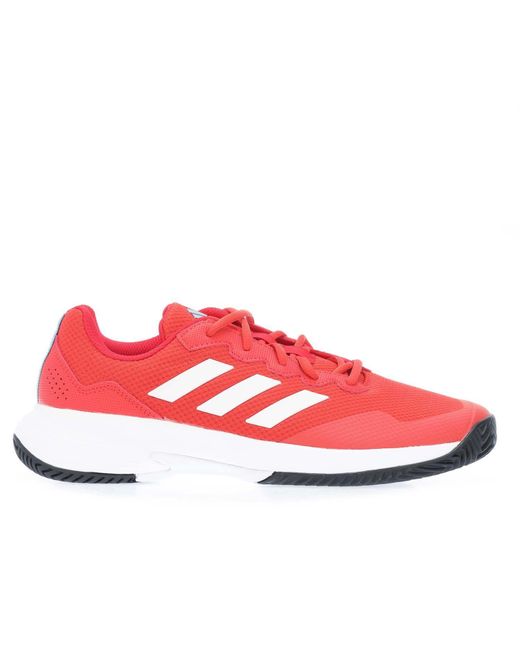 Adidas Red Gamecourt 2 Tennis Shoes for men
