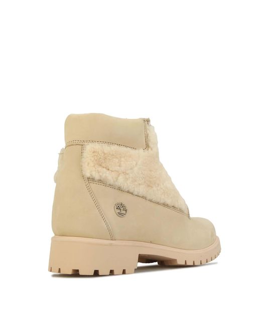 Timberland Natural Womenss Lyonsdale 6 Inch Lace Boot