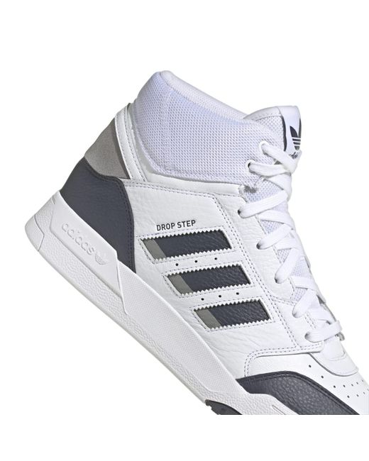 Adidas Blue Drop Step Mid Trainers for men