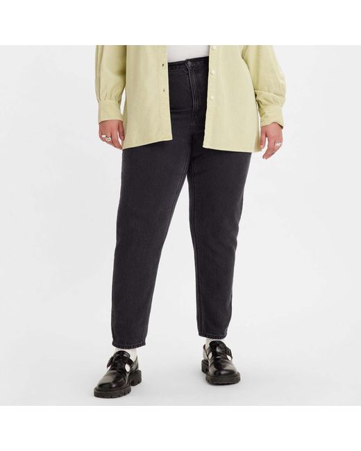 Levi's Black Plus 80's Mom Jeans