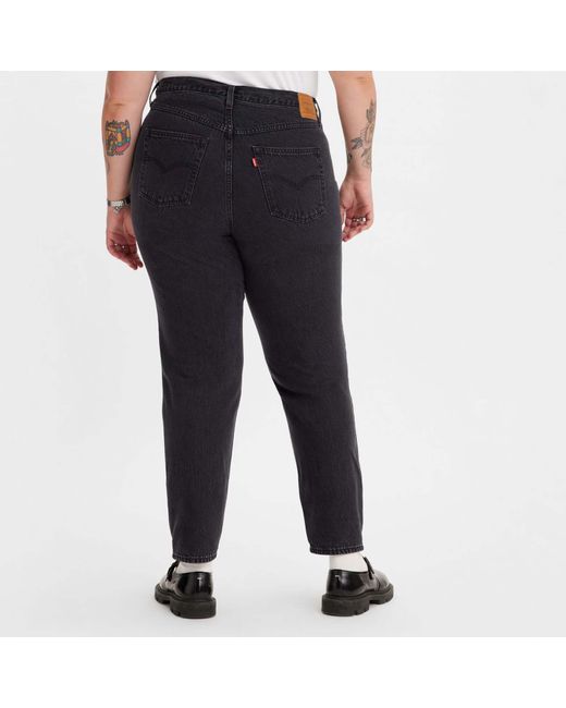 Levi's Black Plus 80's Mom Jeans