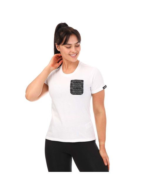 Adidas White Terrex Pocket Graphic T-shirt