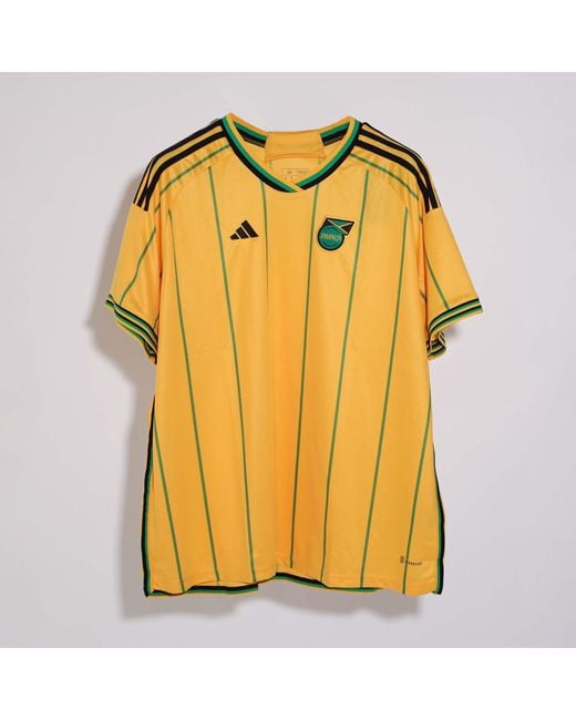 Adidas Yellow Jamaica Condivo 23 Home Jersey (plus