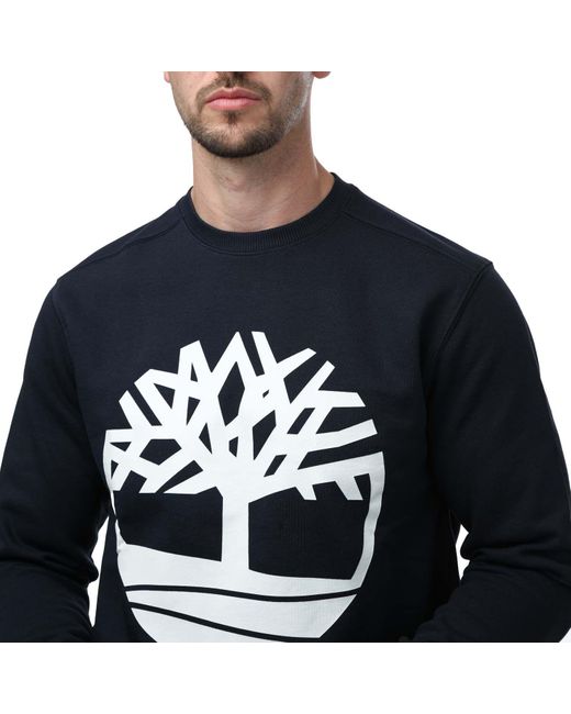 Timberland Black Kennebec River Crew Sweatshirt for men