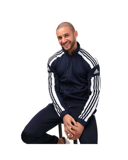 Adidas Blue Squadra Training Jacket for men