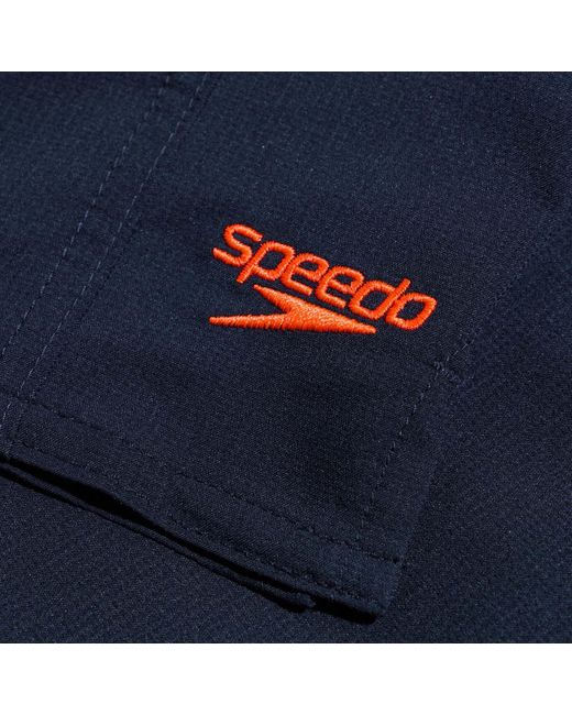 Speedo Blue Sport Printed 16" Water Shorts for men