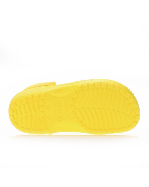 CROCSTM Yellow Adults Classic Clogs Shoe