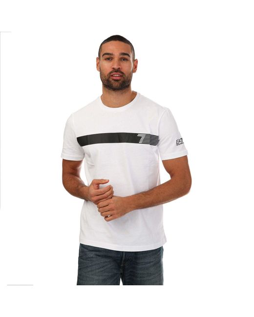 EA7 White 7 Series T-shirt for men