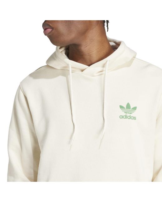 Adidas Originals White Grf Hoodie for men