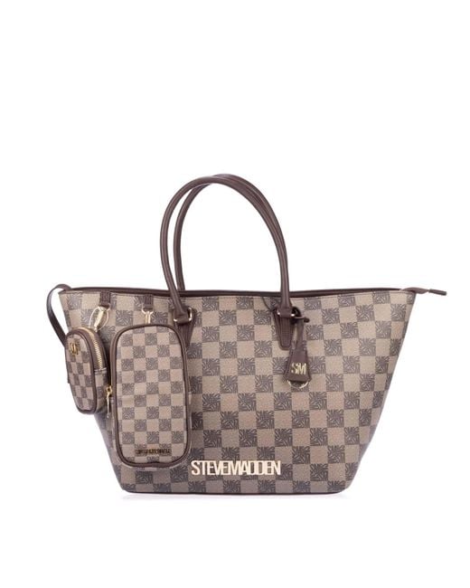 Steve Madden Brown Bjude-7 Tote Bag