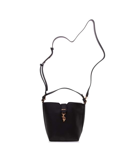 DKNY Black Taira Bucket Bag for men