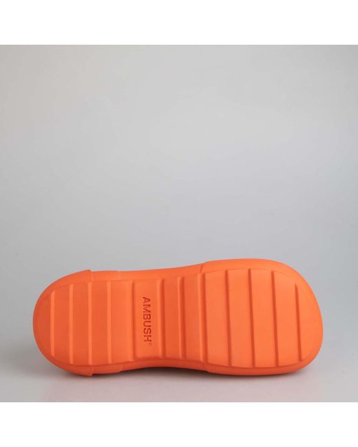 Ambush Orange Rubber Boots for men