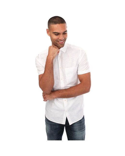 ted baker white linen shirt