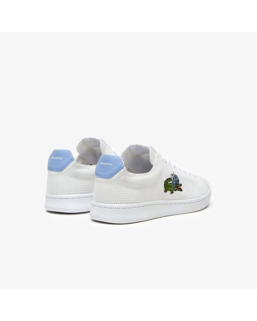 Lacoste White Netflix Carnby Trainers