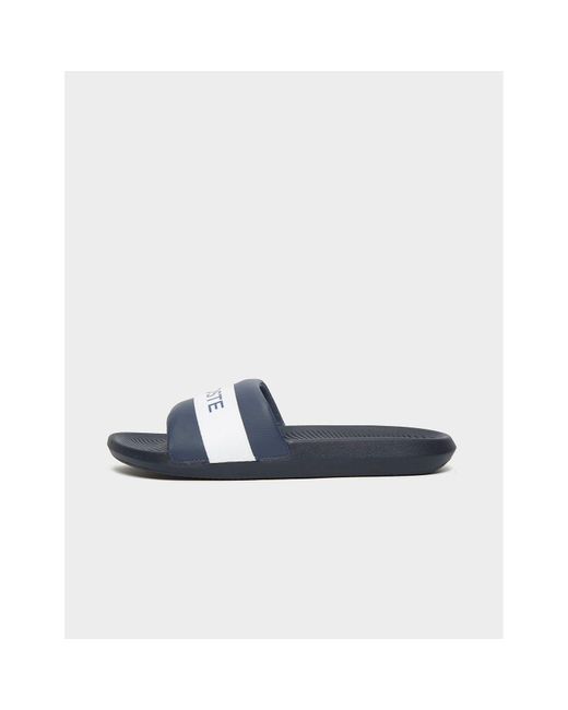 Lacoste frasier cheap deluxe slides white