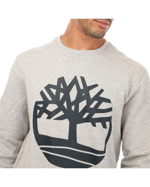 Timberland Gray Knennebec River Crew Sweat for men