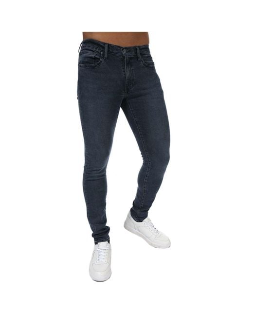 Levi's Blue Skinny Ocean Pewter Taper Jeans for men