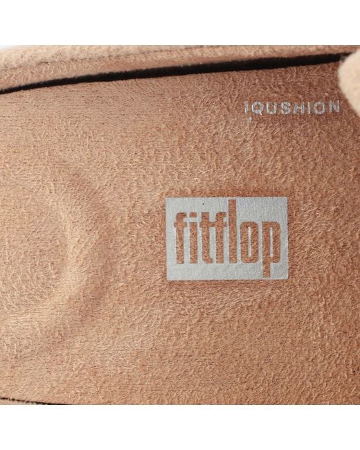 Fitflop Natural Chrissie Ii Haus Felt Slippers