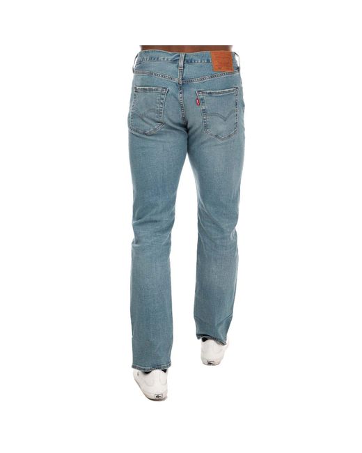 Levi's Blue 501 Original Ironwood Jeans for men