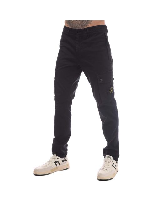 Stone Island Black Pants for men