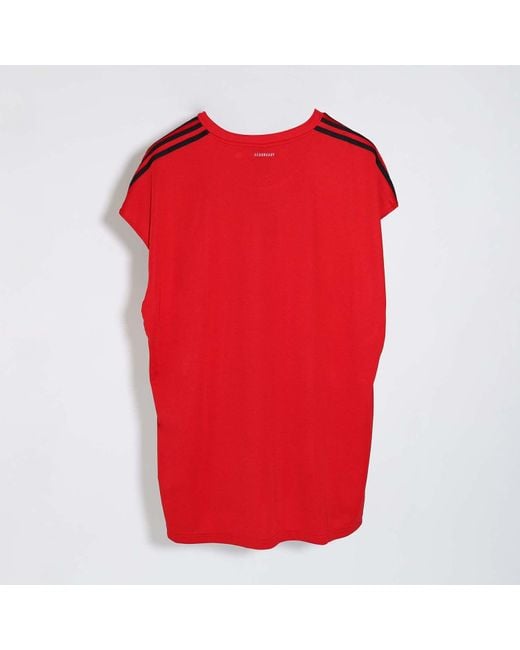 Adidas Red All World Tank Top for men