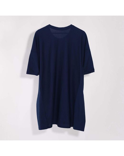 Adidas Blue Italy Tiro 23 Cotton T-shirt for men