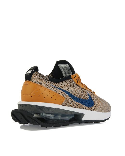 Nike Brown Air Max Flyknit Racer Trainers for men