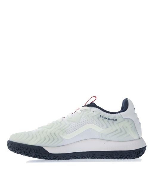 Adidas White Solematch Control Oc Tennis Shoes for men